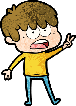 worried cartoon boy png
