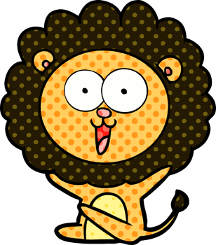 happy cartoon lion png