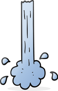 hand drawn cartoon pouring water png