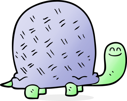 hand drawn cartoon turtle png