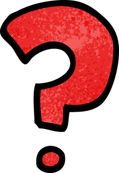 cartoon doodle question mark png