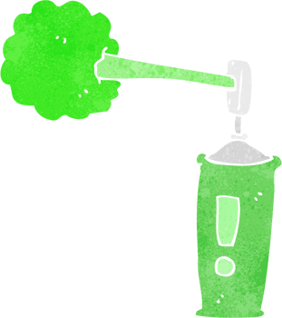 cartoon spray can png