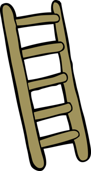 cartoon ladder drawing png