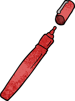 cartoon doodle pen png