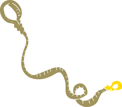 flat color illustration of dog leash png
