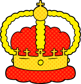 cartoon crown drawing png