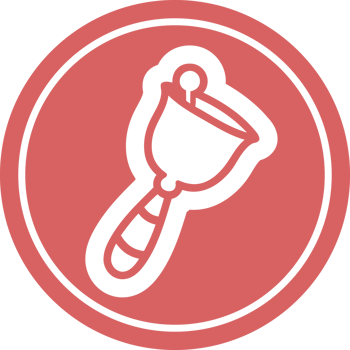 hand bell circular icon symbol png