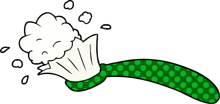cartoon toothbrush and toothpaste png