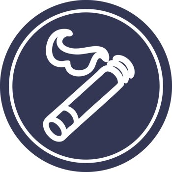 lit cigarette circular icon symbol png