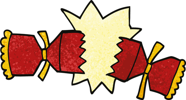 cartoon doodle cracking cracker png