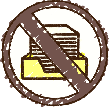 No Paperwork Chalk Drawing png
