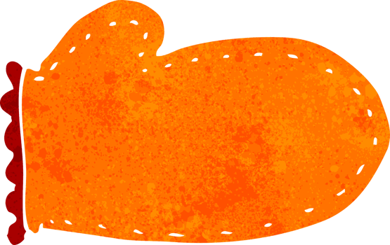 cartoon oven glove png