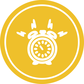 alarm clock circular icon symbol png