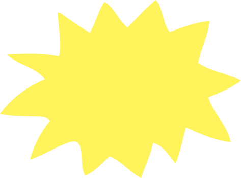 flat color illustration of explosion png