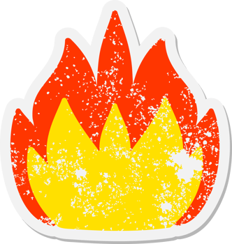 flame grunge sticker png