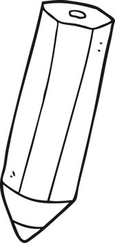 hand drawn black and white cartoon pencil png