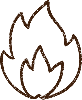 Flame Charcoal Drawing png