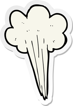 sticker of a cartoon steam design element png