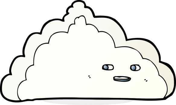 cartoon cloud drawing png