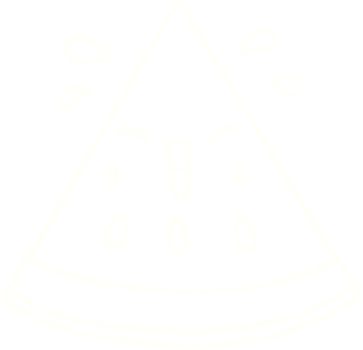 Watermelon Slice Chalk Drawing png