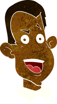 cartoon male face png