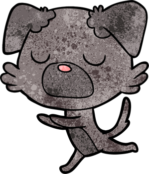 cartoon dog drawing png