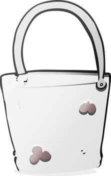 hand drawn cartoon bucket png