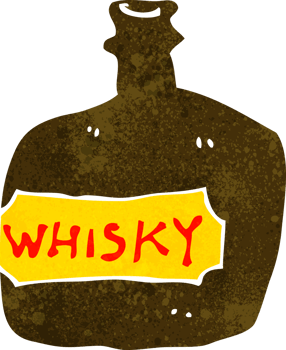 cartoon whisky jar png
