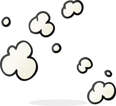 hand drawn cartoon puff of smoke symbol png