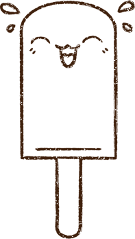 Ice Lolly Charcoal Drawing png