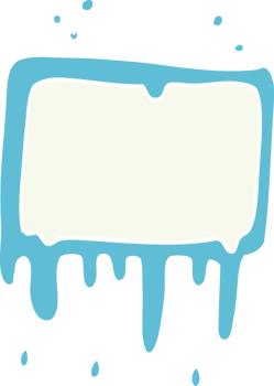 cartoon doodle dripping banner png