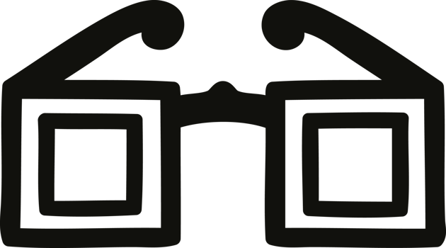 square glasses icon symbol png