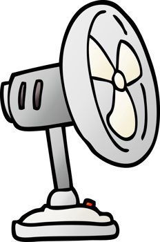 gradient illustration cartoon desktop fan png