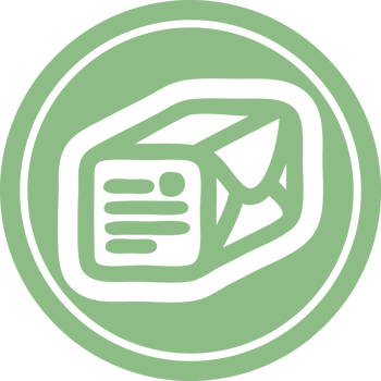 wrapped parcel circular icon symbol png