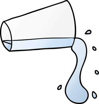 cartoon cool drink of water png