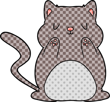 cartoon cat drawing png