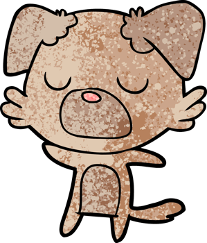 cartoon dog drawing png