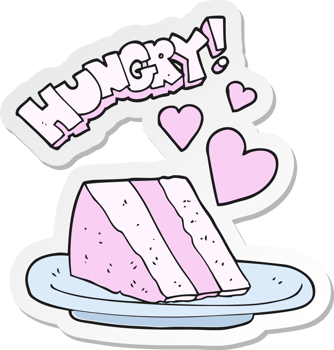 sticker of a cartoon lovely cake png