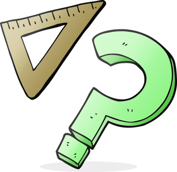hand drawn cartoon set square png