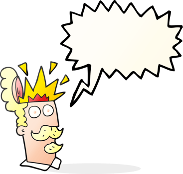 hand drawn speech bubble cartoon man with exploding head png