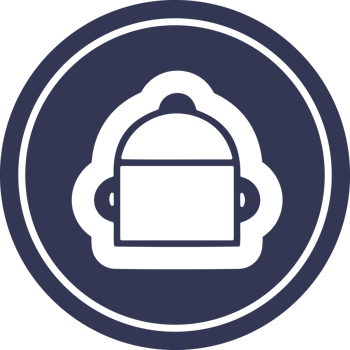 cooking pot circular icon symbol png