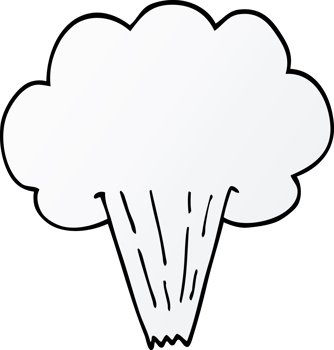 cartoon doodle gust of air png