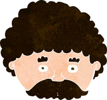 cartoon man with mustache png