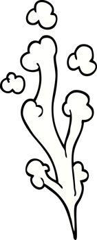 cartoon doodle gust of air png