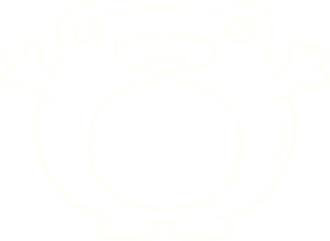 Happy Frog Chalk Drawing png