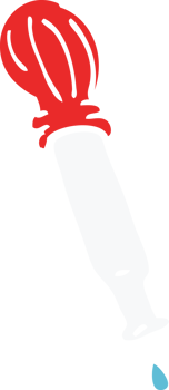 cartoon doodle dripping pipette png