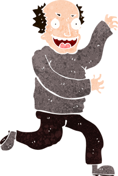 cartoon evil old man png