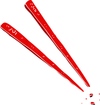 cartoon chopsticks drawing png