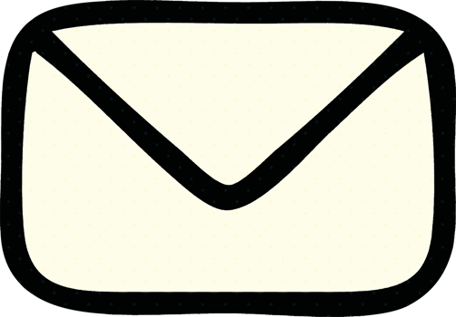 comic book style cartoon of a paper envelope png
