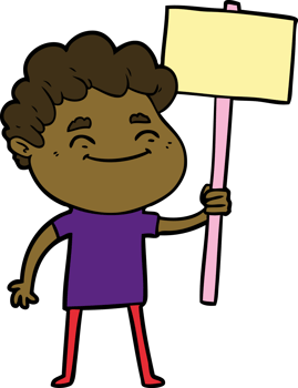 cartoon friendly man png